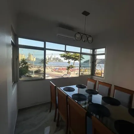 Apartamento Pe Na Areia São Vicente Exterior photo